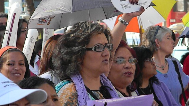 Marcha por el día de la despenalización del aborto en América Latina y el Caribe del Monumento a la madre hasta el Zócalo, 28 de septiembre de 2011 México, D. F.